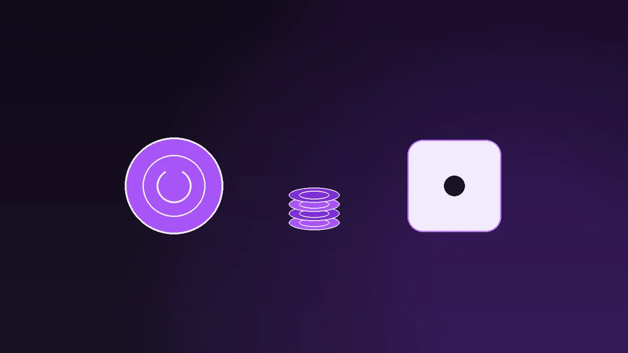 A triple match percentage stack beside a deposit slip in purple neon light