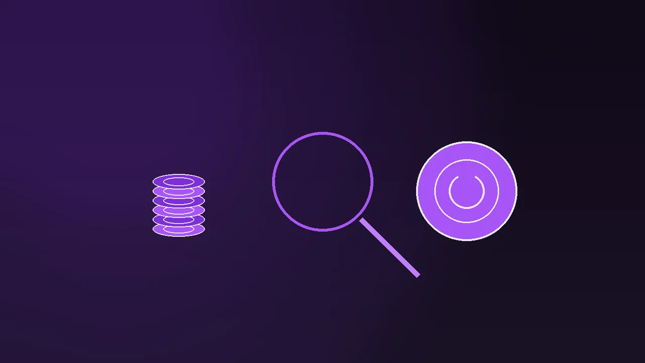 A twenty pound credit split into funds and spin halves in purple neon light