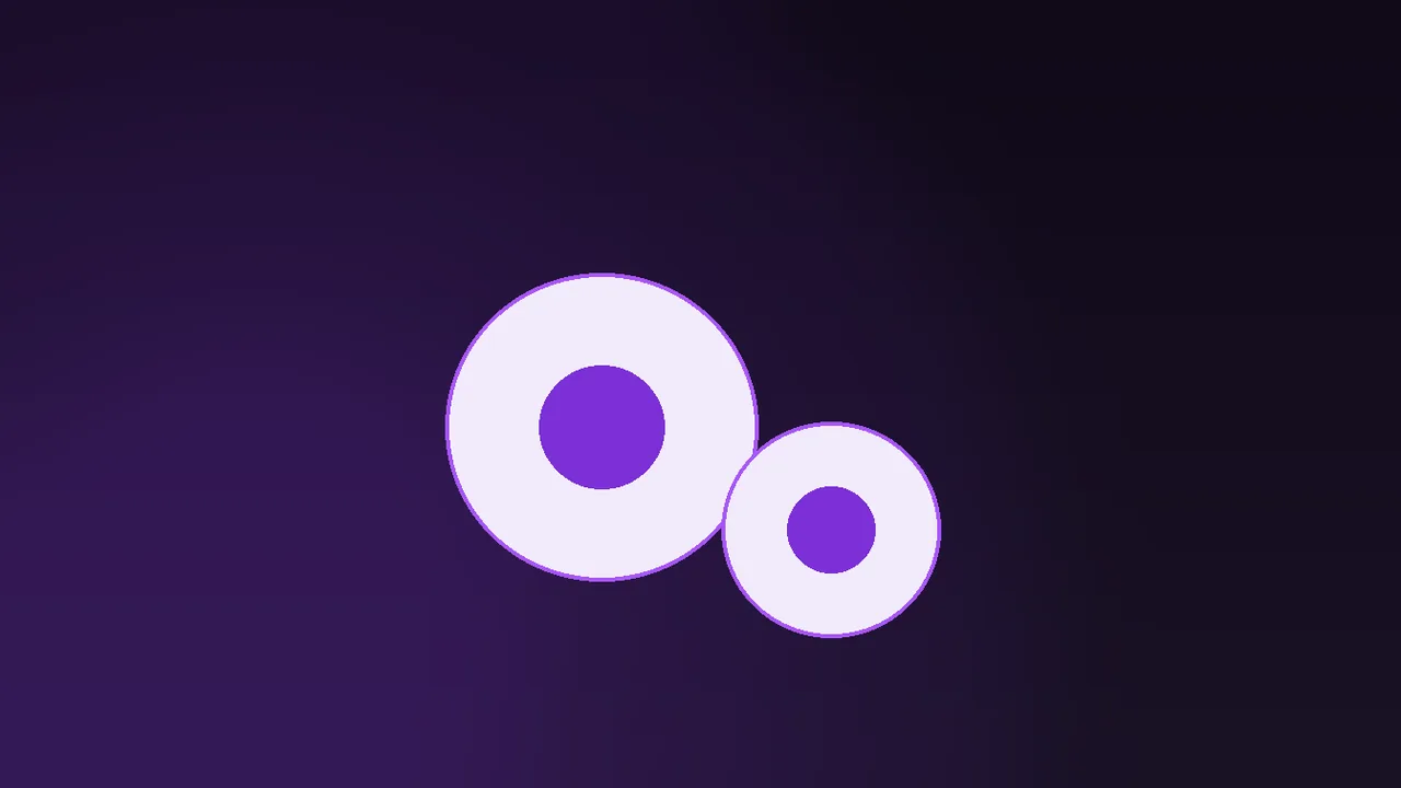Bingo tickets and dauber arranged under purple neon light on a dark table