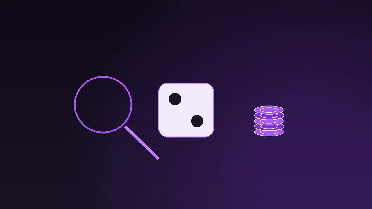 An offshore slot reel lit purple at night beside a comparison list of two differing rulebooks