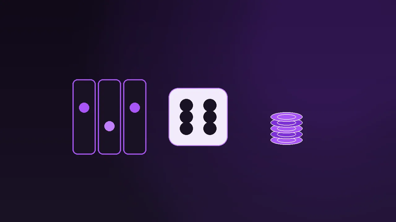 Ten slot reels compared clause by clause under a purple neon ranking board on graphite
