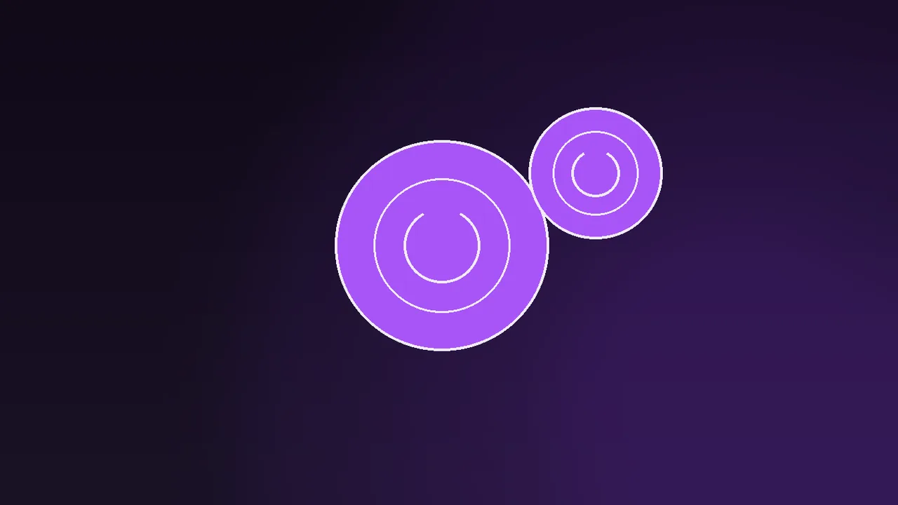 Bitcoin slot reels on a phone beside an mBTC balance readout, purple neon glow